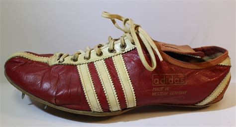 vintage adidas 1950s track shoes.